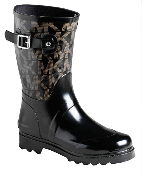 michael kors mid calf rain boots|Michael Kors waterproof boots.